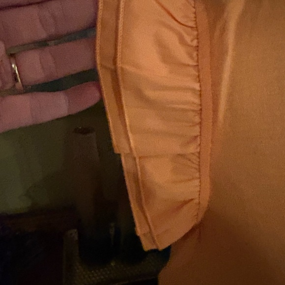 New Staccato Peach Ruffle Sleeve Top - Picture 3 of 9